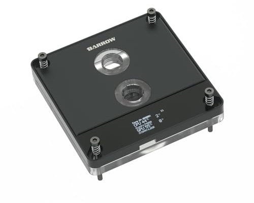 Barrow OLED Display CPU Waterblock with Hardware Monitor, 5v aRGB, INTEL - Black