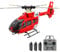 Hylukon Ferngesteuerter Hubschrauber, 2,4 GHz RC Helikopter Helikopter mit doppeltem bürstenlosen Motor, 4 Kanäle, optische Flusspositionierung, sechsachsige Gyroskopstabilisierung