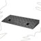 IMUNKT Türschwellenrampe, Gummi Rollstuhlrampe, Bordsteinkanten Rampe 3-22cm Hoch, Auffahrrampe Gummirampe Für Tür, Stufen, Garage, Eingang(Black,40 * 60 * 22cm)