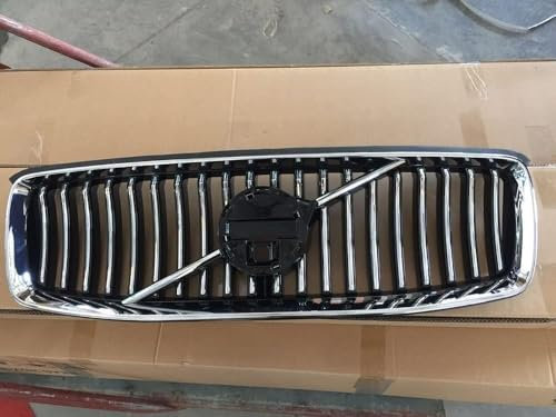 DRYFAL Auto Frontstoßstangengrill für Volvo XC90 2020 Vorne Grill Kühlergrille vorne Oben Wabengrill Front Grill Auto Frontgrill