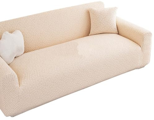 FOLODA Zweisitzige Sofa Sesselbezüge Samt Textur Sofa Couch Schonbezüge Mit Armlehnen Für Entspannung