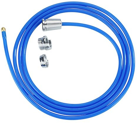 Reiniger Mod. Power Rohr-frei Twister Hochdruck Abflussreiniger mit Messingdüse Easy-Clip System für Abflussrohr 3 x 250 x 3 cm Blau