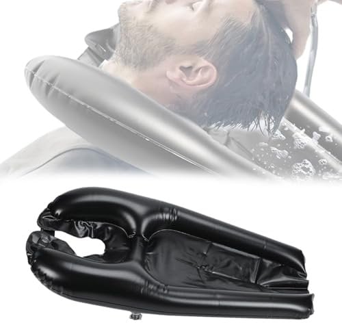 1 Stück Mobiles Haarwaschbecken aufblasbar Zuhause,Aufblasbares Haarwaschbecken Bett,Aufblasbares Waschbecken zum Haarewaschen,Haarwaschwanne aufblasbar Erwachsene und Kinder,haarwaschbecken