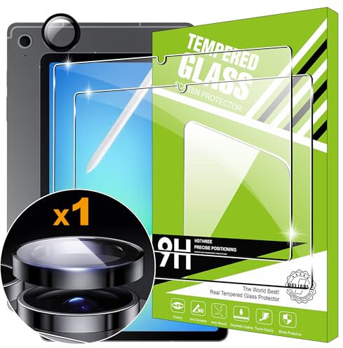 Lemxiee Pellicola Vetro Temperato per Samsung Galaxy Tab S10 FE+ & S10 FE Plus 13.1 [2+1 Pezzi] Fotocamera Pellicola Protettiva + HD Pellicola Schermo in vetro temperato