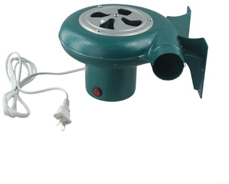 Elektrischer Gebläse-Zentrifugalventilator für Grill, Schmiede- und Holzkohleofen, 2800 U/min, mit einstellbarer Geschwindigkeit (80 W)