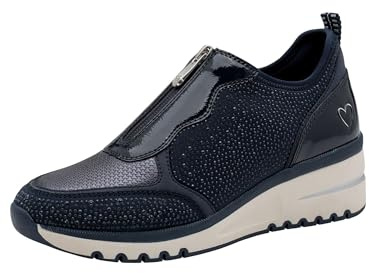 MARCO TOZZI Damen Sneaker weiches Feel Me Wechselfußbett weiches Innenfutter Vegan Modern