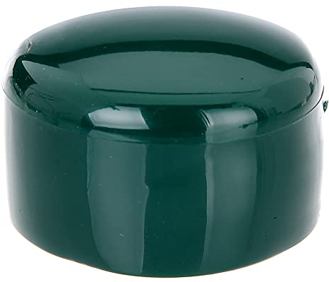 Alberts 654542 Pfostenkappe für runde Metallpfosten | Kunststoff, grün | für Pfosten-Ø 48 mm