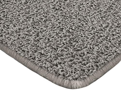 Floori Shaggy Hochflor Teppich - 100x150cm - moderner Wohnzimmerteppich - grau/anthrazit