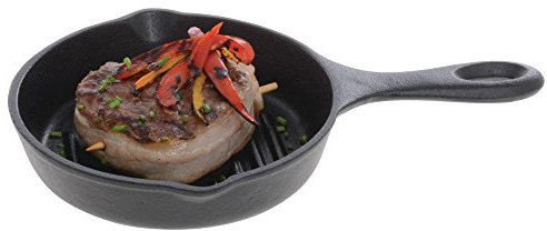 Norpro 17.5cm Round Cast Iron Griddle Pan