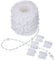 20 Meter Vertical Blind Bottom Chain with 5 Pieces Plastic Chain Connectors for 3.5 Inch/ 89 mm Slats