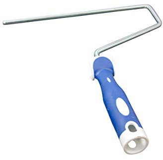 Handelskönig Bügel für Farbwalze mit Softgriff 25 cm breit - 8 mm Durchmesser - Farbwalzenbügel Malerwalzenbügel Walzengriff Farbrollerbügel Malerbedarf