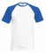 Fruit of the Loom Herren Baseball T-Shirt, kurzärmlig (3XL) (Weiß/Schwarz)