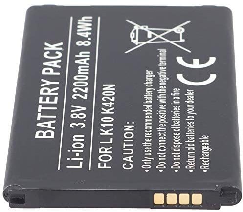 Akku kompatibel mit LG K10 K420N, BL-45A1H, EAC63158301, Li-Ion, 3,8V, 2200mAh, 8,4Wh, incl. IC chip