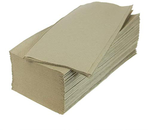 Regina Tracy5000 Stück Papierhandtücher Natur 25x23 cm ZZ-Falz Recycling