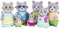 Li'l Woodzeez - Daintypaw Cat Family with Grandparents - 7pc Set with Miniature Figurines - Jouets et Accessoires pour Animaux pour Les Enfants de 3 Ans et +.
