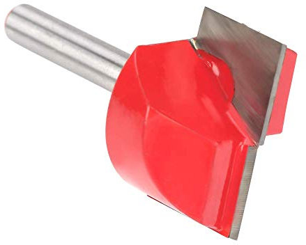 Cortador de Carpintería Fresa de Limpieza Inferior Broca Cnc Máquina de Talla Herramienta de Corte de Bordes Redondeados(6 * 28Mm)