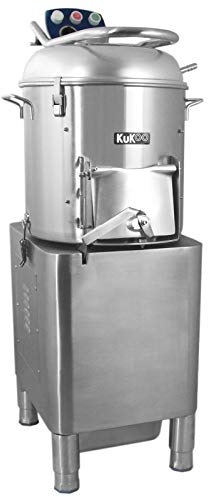 KuKoo Éplucheuse Commerciale de Pommes de Terre Électrique Végétaux Patate Machine Robuste Restauration Restaurant Capacité de Charge 20KG
