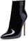 Castamere Polacchine Donna Stivali Cerniera Tacco a Spillo 12CM Nero Pelle Verniciata Scarpe EU 40.5