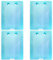 Icey-Tek - Large Gel Ice Packs - Reusable Cooler Packs + Commercial Grade Cooling Solution for Cool Boxes and Cooler Bags - Freezer Packs - Pack of 4