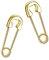CHIC & ARTSY Ohrringe 925 Sterling Silber Büroklammer Ohrringe Mode Knorpel Ohrringe Frauen Pin Ohrringe Frauen