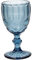 TOGNANA 6er Set Weinkelch Madame, azurblau, 260 ml. Volumen