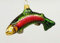 condecoro Forelle Christbaumschmuck Fisch, Hängend, Glas, Weihnachten, Klassisch, 11cm x 4cm