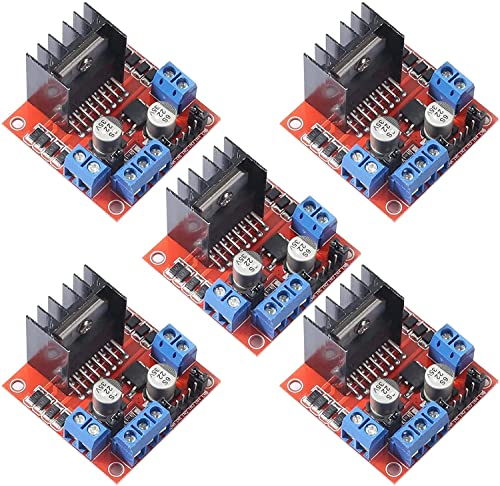 Modulo di controllo driver motore L298N per Arduino, robot auto intelligente, MEGA R3 2560, ESP32, ESP8266, Dual H-Bridge DC modulo passo-passo