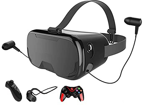 SMSOM VR. Cuffia, Realtà Virtuale Cuffia, 4D VR Vetri for Film e Video Games - Bicchieri di Realtà virtuale VR. Goggles Compatibile con i telefoni Entro 4.5-6.7 (Color : B)