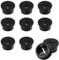SAVITA 10 Pezzi 25mm Passacavi Flessibile in Plastica, Gomma Passacavo Copriforo Organizer per Cavi Stile Cavo a Croce Ferma Cavi Rondelle per Scrivania Ufficio Casa Scuola Computer (Nero)