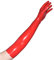 Rubberfashion lange Latex Handschuhe - Latexhandschuhe lang bis zum Oberarm für Damen und Herren Paar rot 0.4mm L