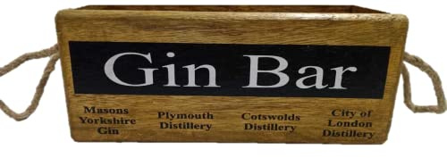 VCraft Gin Bar Rope Wooden Storage Box