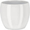 KOTARBAU® Pot de fleurs, en céramique, diamètre : 13 cm, pour fleurs, plantes, blanc