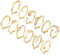 FUNEIA 12 Stücke Verstellbare Ringe Damen 14 Karat Vergoldete Gold Silber Rosegold Ring set Knöchelringe Daumenringe Set Rose Mond Stern Stapelbare Ringe Offene Fingerringe Frauen Mädchen (Gold)