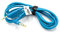 vhbw Câble AUX Écouteurs, micro, bouton de prise d'appel, bleu compatible avec Bose QuietComfort QC35 II
