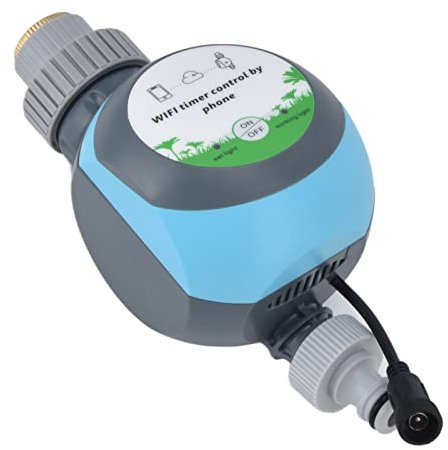 WiFi Water Sprinkler Timer, BT Smart Sprinkler Irrigation Timer, Lawn Sprinkler Controller Valve, Smart Garden Hose Faucet Timer, Waterproof Digital Irrigation Timer for Lawns Pool