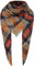 Durio Halstuch Tuch Dreieckstuch Damen Herbstschal Dünn Schal Weich Deckenschal Tuch Elegant Mit Fransen Orange Einheitsgröße