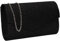 SwankySwans Women's Ruth Clutch Bag, Black