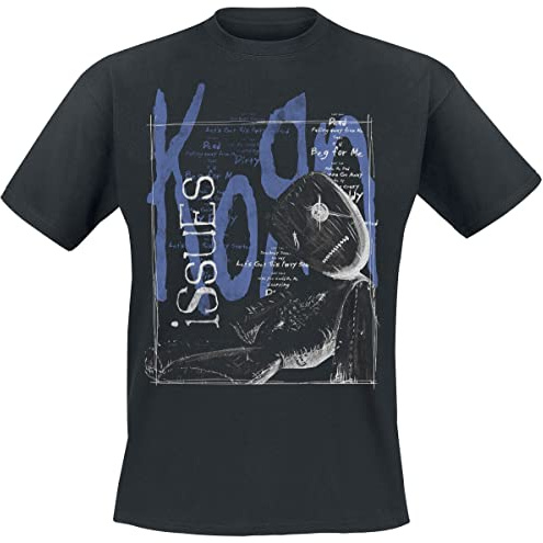 Korn Issues Tracklist in a Box Unisex T-Shirt schwarz Band-Merch, Bands