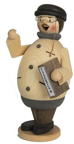 Kuhnert Drechslerei Rauchmann/Räucherfigur - Rauchfigur - Rauchman Max (Lehrer) - Made in Germany