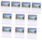 Toyvian 10pcs Mini Laptop Models Miniature Notebook Computer for Doll House Decor Lightweight for Boys and Girls' Toys Projects