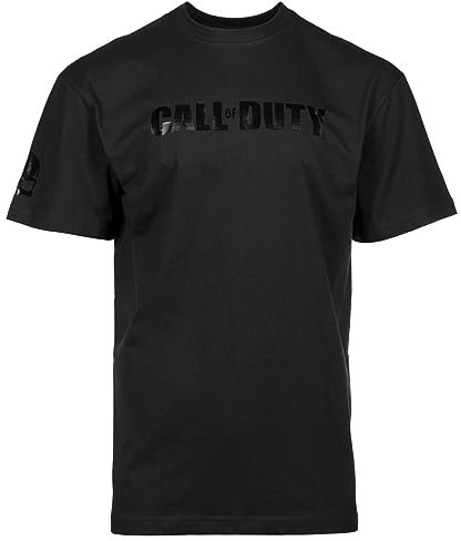 Call of Duty T-Shirt Stealth Black Size XL