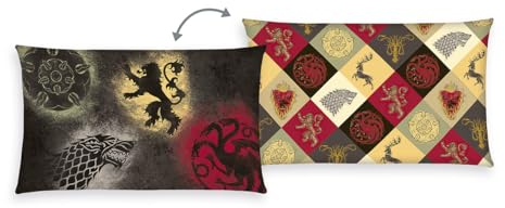 Game of Thrones - Velours Kissen - Häuser Logos - Soft Velboa
