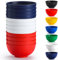 Berglander cuencos de plástico 12 piezas 750ml, cuenco de ramen reutilizable de color IT, cuencos de sopa, cuenco de cereales para adultos, niños, hogar, restaurante, jardín, picnic, camping