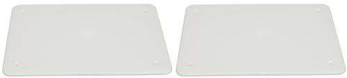 Poly Pool PP0587.1 Deckel für Abzweigdose Unterputz mit Befestigungsschrauben, Weiß, LARGHEZZA 15,3 cm (Packung mit 2)