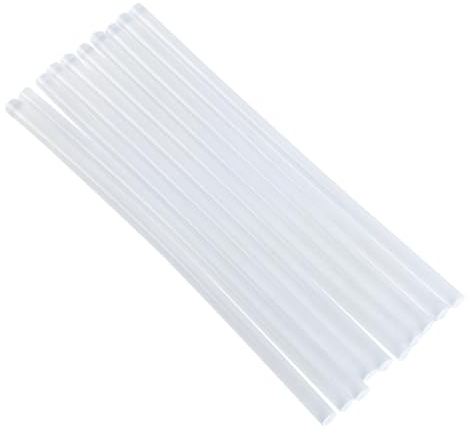 JNNJ 10 Stück Mini-Schmelzklebepistole Sticks, Heißklebestifte Für Autokarosserie Dellenreparatur Entferner, Heißklebepistole Stick 270X11mm Klebepistolen(Weiß)