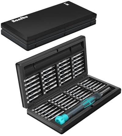 Banshu 49 in 1 Precision Screwdriver Set, Multi-bit Mini Screwdrivers with Torx Star, Pentalobe, Triwing Bits for Electronics, Laptop, Phone, Glasses, Watch (Black)
