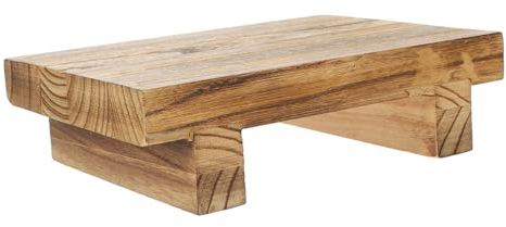 Operitacx Tischhalterung aus Holz kinderhocker kinderstuhl Kinderzimmermöbel platzsparende Tritthocker deko kleine Pflanze Holzstuhl Tablettgestell Pflanzenständer Kleiner Hocker hölzern