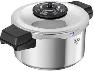 Kuhn Rikon Pressure Cooker Duromatic Neo 3.5L/20cm Food Steamer with Side Grips. Multi Cooker Hotpot with Auto Lock Lid. Stainless Steel Pot. Instant Cook Pot – 10 Year Kuhn Rikon Cookware Guarantee