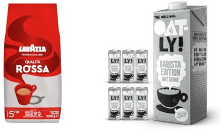Home Barista Bundle: Lavazza Milk Frother & Oatly Barista Oat Drink 6x1 Litre
