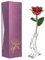 24k Gold Dipped Rose, Red Valentines Day Gold Rose for Her Hand Dipped with Base 24K Golden Rose Flower for Anniversary, Birthday, Mothers Day